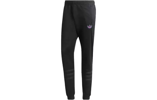Adidas Originals Мужские трикотажные спортивные штаны, цвет Black