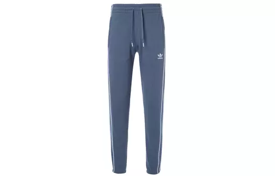 Adidas Originals Мужские трикотажные спортивные штаны, цвет Blue