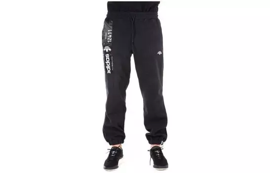 Adidas Originals Мужские трикотажные спортивные штаны, цвет Black