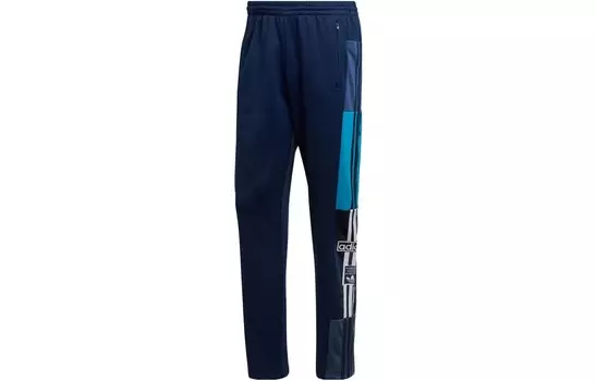 Adidas Originals Мужские трикотажные спортивные штаны, цвет Blue