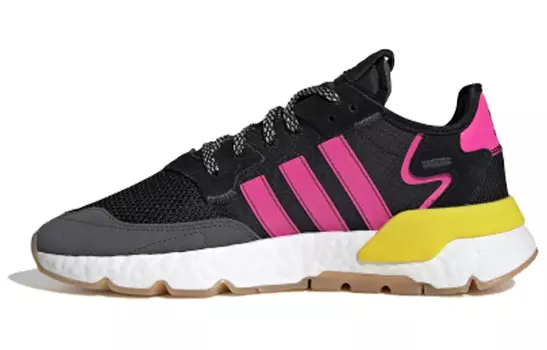 Кроссовки Adidas Originals Nite Jogger Black Magenta Gum Sole