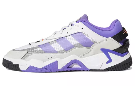 Кроссовки Adidas Originals Niteball 2.0 Lifestyle Unisex, белый/фиолетовый