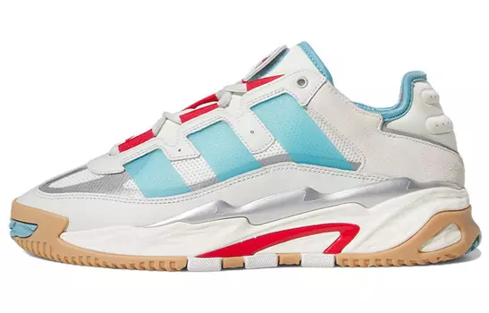 Кроссовки Adidas Originals Niteball Lifestyle Unisex, белый/голубой/красный