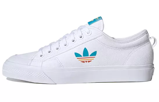 Кроссовки Adidas Originals Originals Nizza Trefoil 'White Blue'