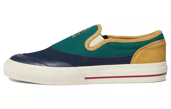Кроссовки Adidas Originals Skateboard Shoes Unisex Low-Top Green/Blue Yellow/White