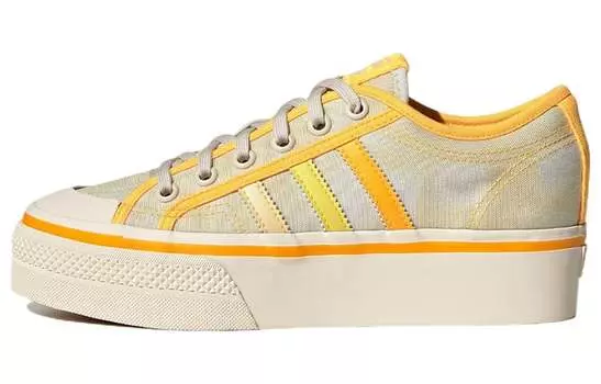 Кроссовки Adidas Originals Nizza Platform Lo Parley Almost Yellow Orange Tint Women's