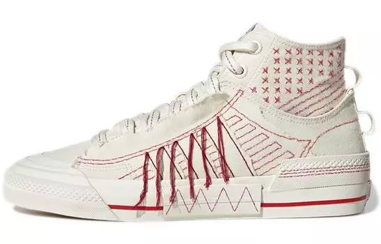 Кроссовки Adidas Originals Originals Nizza Hi Dl 'Cream Red'