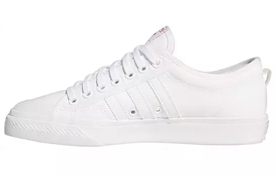 Кроссовки Adidas Originals Originals Nizza Trefoil Sneakers Women's, белый/красный