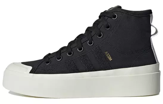 Кроссовки Nizza Women's Adidas Originals Bonega Mid 'Black White' Women's