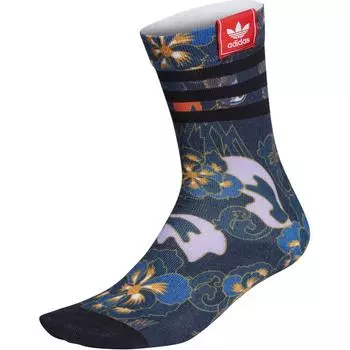 Adidas Originals Носки до середины голени унисекс, 1 упаковка, синие