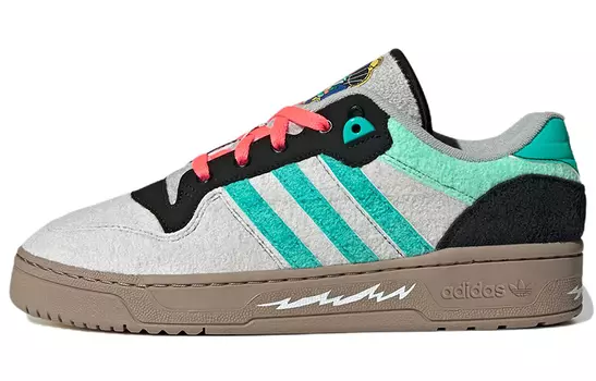 Кроссовки Adidas Originals Rivalry Skateboarding Unisex, серый/голубой/черный/розовый