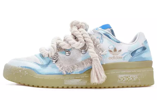 Кроссовки Adidas Originals Skateboard Shoes Unisex Low-Top Blue Gray Brown