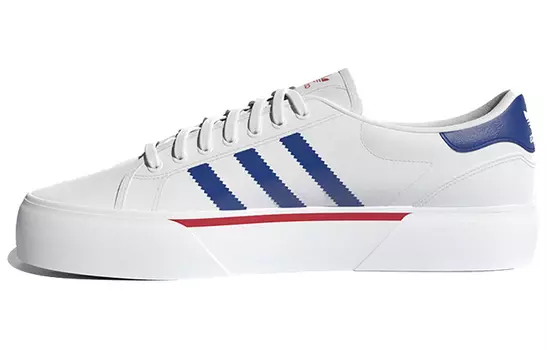 Кроссовки Abaca Adidas Originals 'White Royal Blue Scarlet'