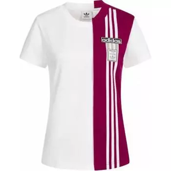 Adidas Originals Обычная женская футболка белого цвета