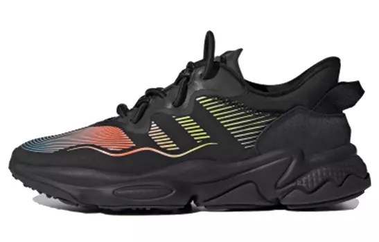 Кроссовки Adidas Originals Ozweego Core Black Solar Yellow