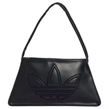 Adidas Originals Полиуретановая сумка через плечо, обычная женская, черная