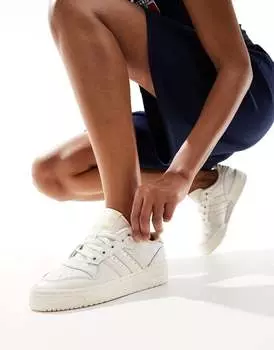 Adidas Originals - Rivalry - Белые и бледно-розовые низкие кеды