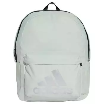 Adidas Originals Рюкзак из переработанного полиэстера, обычный, унисекс, лен, зеленый и металлик серебристый