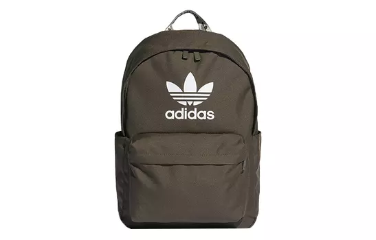 Adidas Originals Рюкзак из полиэстера, обычный, мужской, армейский зеленый