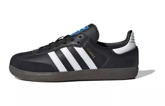 Adidas originals Samba Kids Обувь для скейтбординга для детей, черный