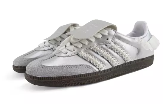 Adidas originals Samba Обувь для скейтбординга унисекс, Серебро