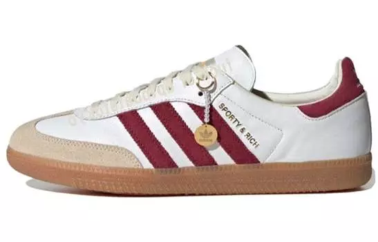 Кроссовки Adidas Originals Samba Unisex, белый/красный
