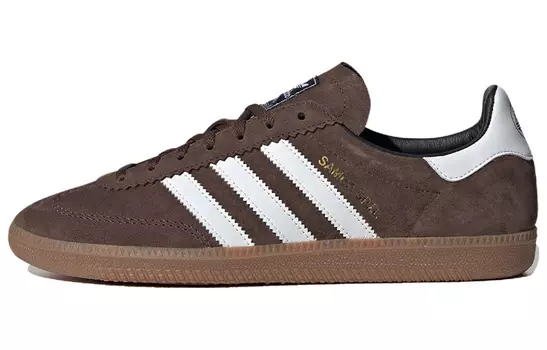 Adidas originals Samba Обувь для скейтбординга унисекс, Коричневый/Белый
