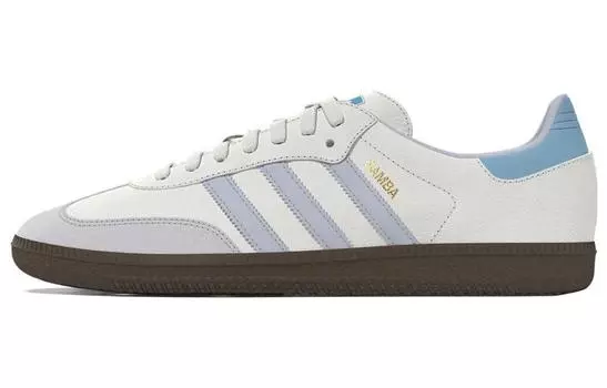 Adidas originals Samba Обувь для скейтбординга унисекс, белый/синий