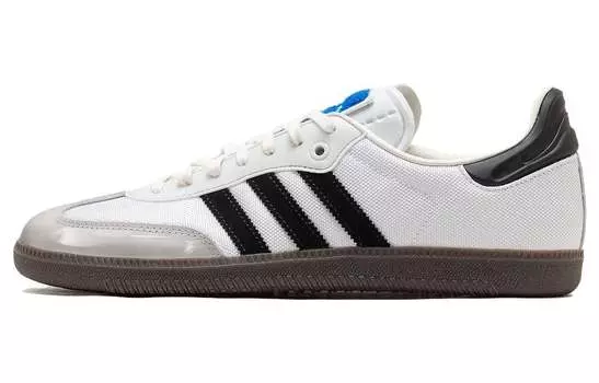 Кроссовки Adidas Originals Samba Series Unisex, белый/черный/серебристый/синий