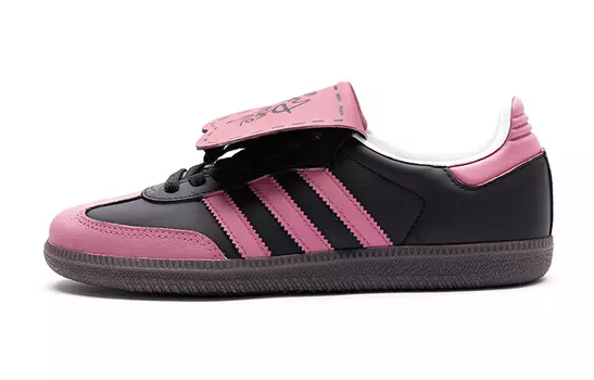 Кроссовки Adidas Originals Samba Skateboard Shoes Unisex Low-Top Black Pink