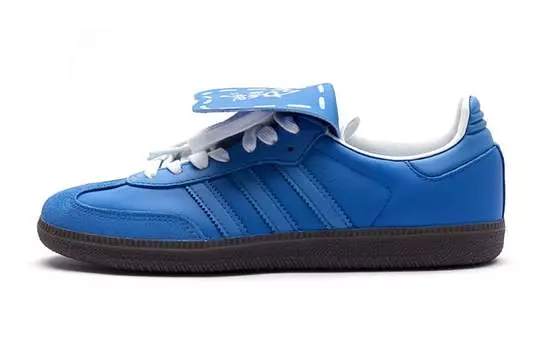 Кроссовки Adidas Originals Samba Skateboard Shoes Unisex Low-Top Blue