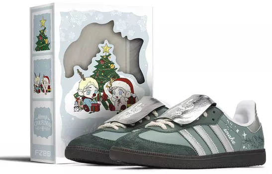 Adidas originals Samba Series Обувь для скейтбординга унисекс, Turquoise silver
