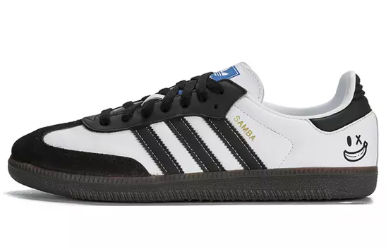 Adidas originals Samba Series Обувь для скейтбординга унисекс, Black/White