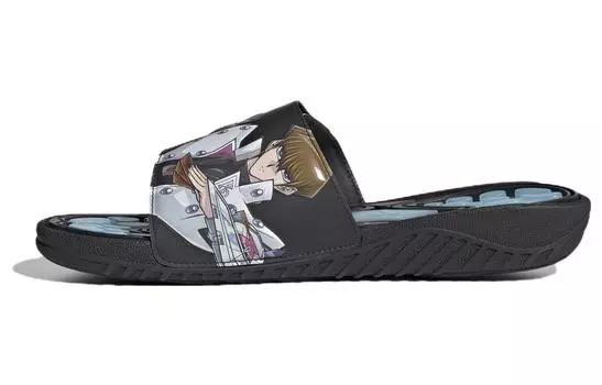 adidas originals Шлепанцы на липучке adidas Reptossage Yu-Gi-Oh! Голубые глаза белый Дракон
