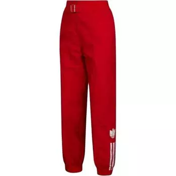 Adidas Originals Штаны спортивные женские трикотажные красные