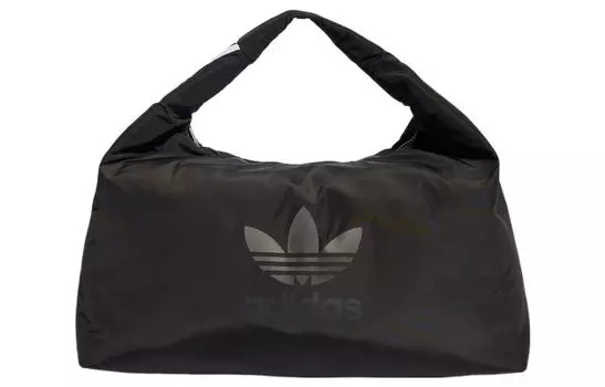 Adidas Originals Спортивная сумка-«облако» из переработанного полиэстера с простым плетением, сумка через плечо, обычная женская, черная