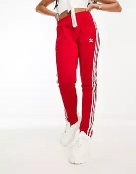 adidas Originals – SST – Красные спортивные штаны