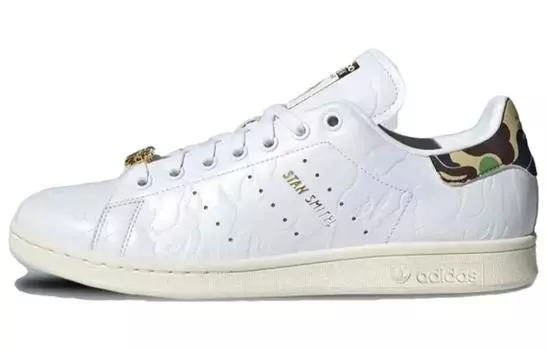 Adidas originals STAN SMITH Collection Мужская обувь для скейтбординга, White/Green