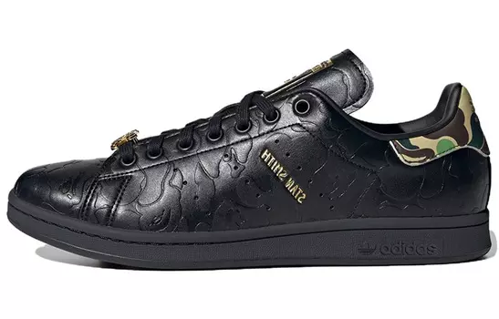Adidas originals STAN SMITH Collection Мужская обувь для скейтбординга, Black