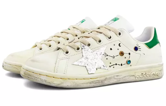 Adidas originals STAN SMITH Collection Обувь для скейтбординга унисекс, Off-white