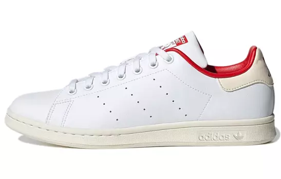 Кроссовки Adidas Originals Originals Stan Smith Retro Casual Skateboarding Shoes White Red Unisex 'White Red'