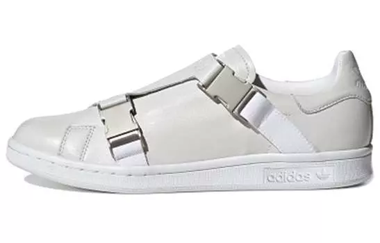 Кроссовки Adidas Women's Stan Smith Buckle, бело-серый