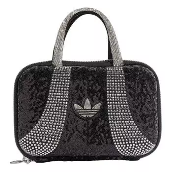 Adidas Originals Стеклянная сумка-мессенджер, черная, женская