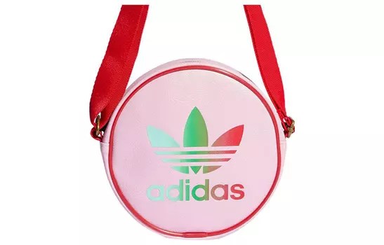 Adidas Originals Сумка через плечо из полиэстера, мини, женская, розовая