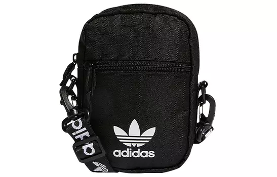 Adidas Originals Сумка через плечо из полиэстера, обычная, унисекс, черная