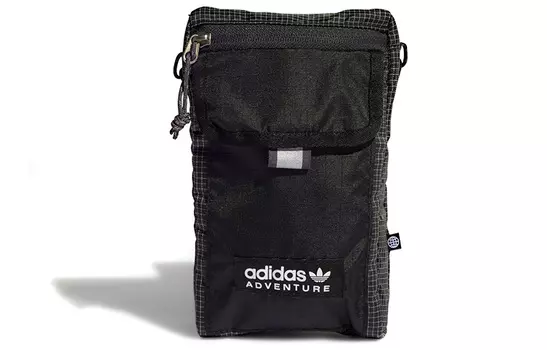 Adidas Originals Сумка через плечо из ткани, обычная, унисекс, чисто-черная