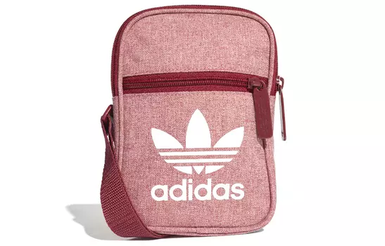 Adidas Originals Сумка на плечо из полиэстера, обычная, унисекс, бордовая