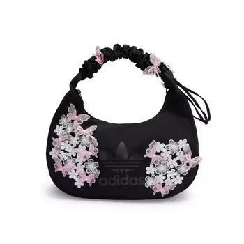 Adidas Originals Сумка с логотипом бренда, обычная женская, черная, розовая, белая