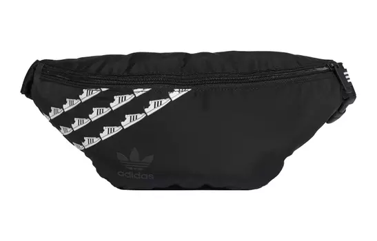 Adidas Originals Сумка-слинг из полиэстера серии Superstar, стандартная, унисекс, чисто-черная