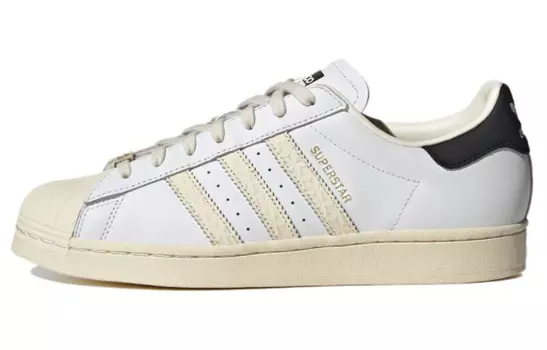 Кроссовки Superstar Adidas Originals 'Debossed Stripes - Wonder White Black'